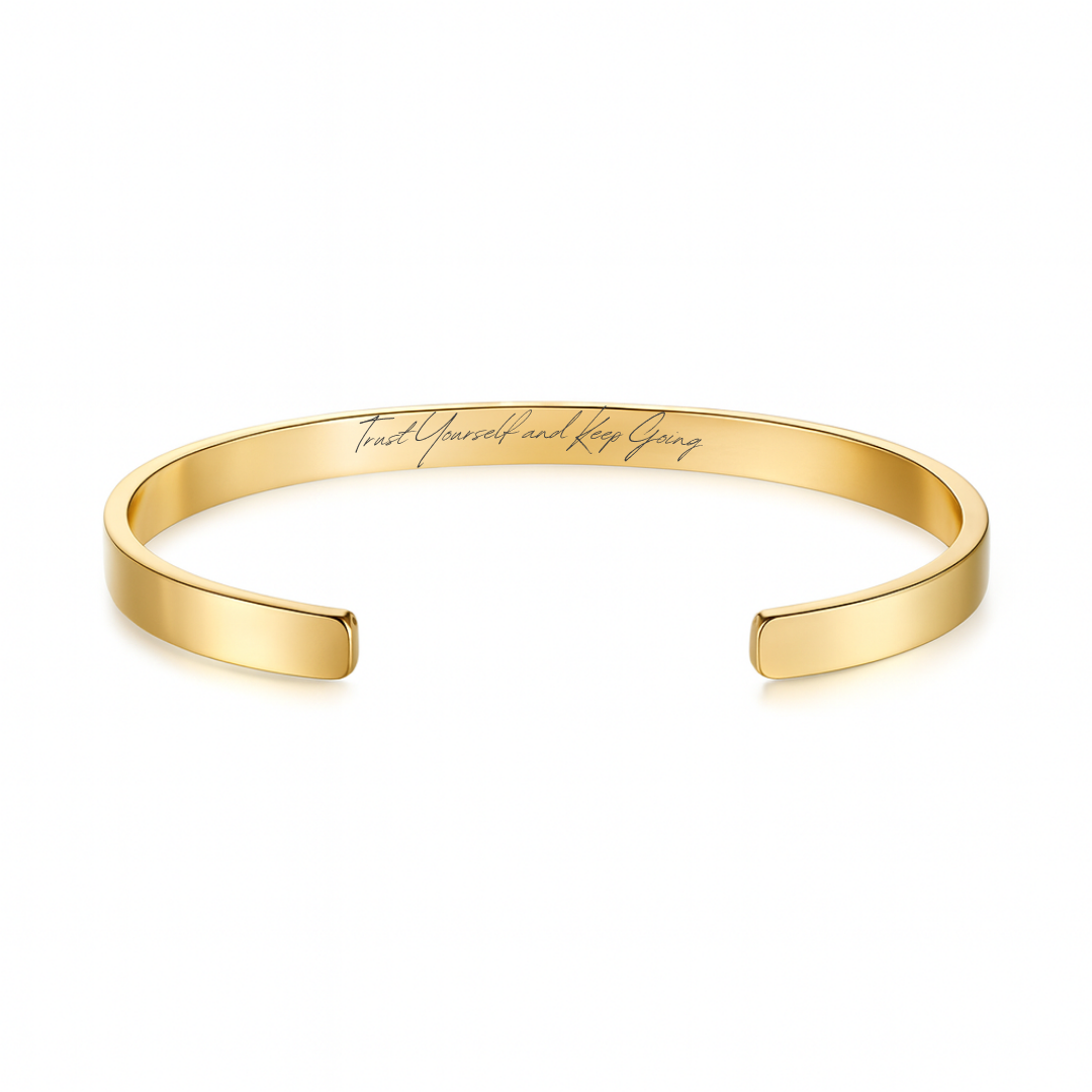 Gold Cuff Bangle