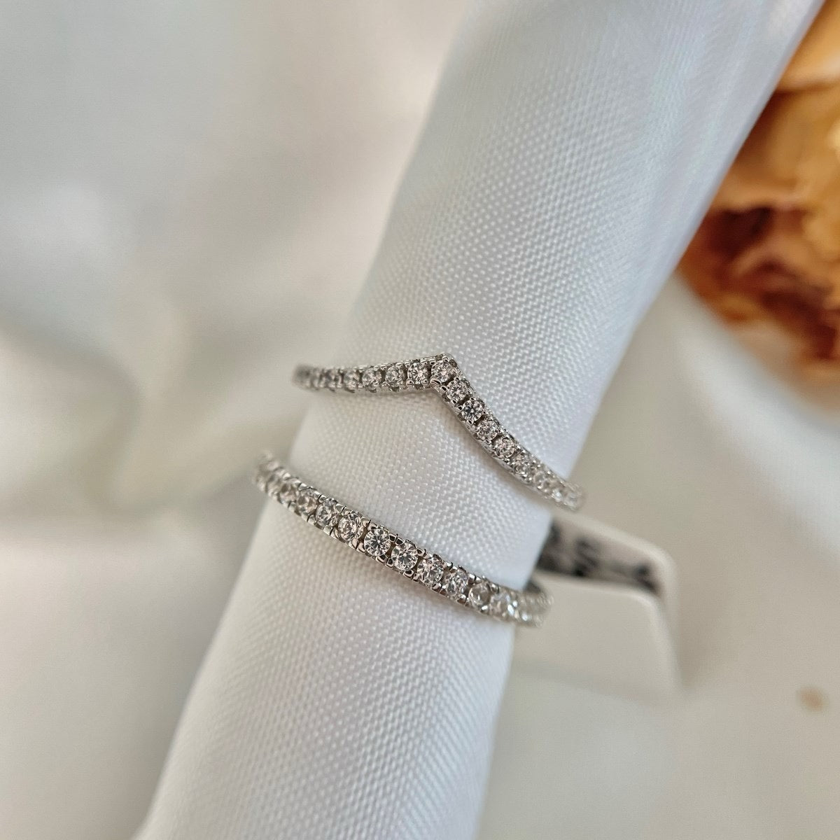 Sterling Silver ‘Luna’ Wishbone Ring