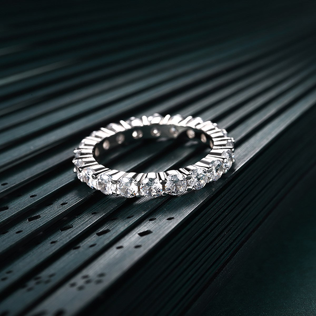 Sterling Silver ‘Cara’ Eternity Ring