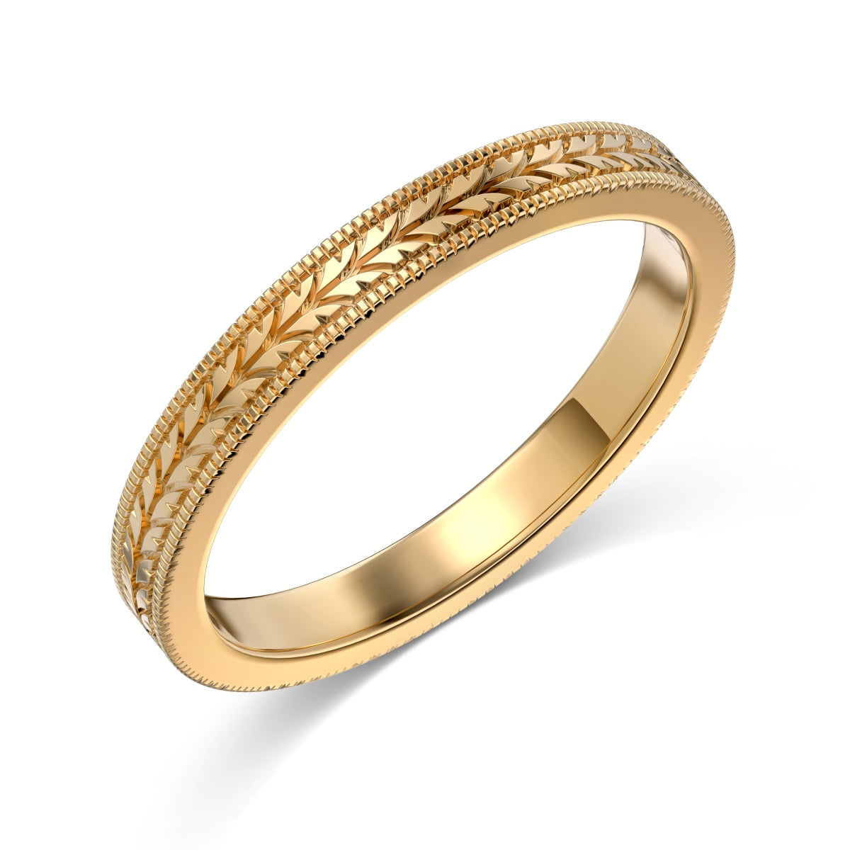 Champagne-Gold ‘Clara’ Stacker Ring