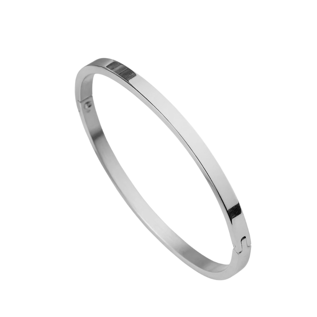 Stainless Steel Solid Bangle