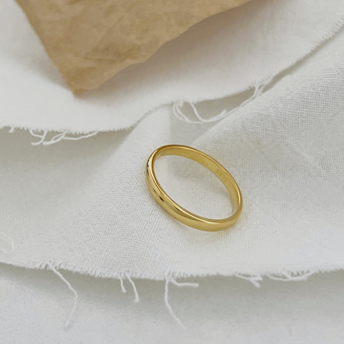 18k Gold-Plated Valéur Stacker Ring