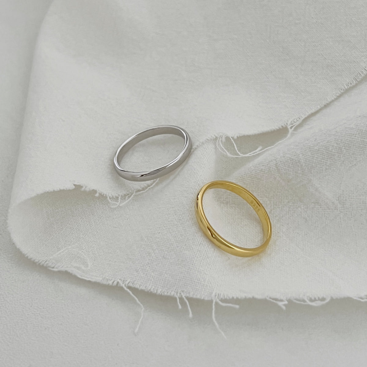18k Gold-Plated Valéur Stacker Ring