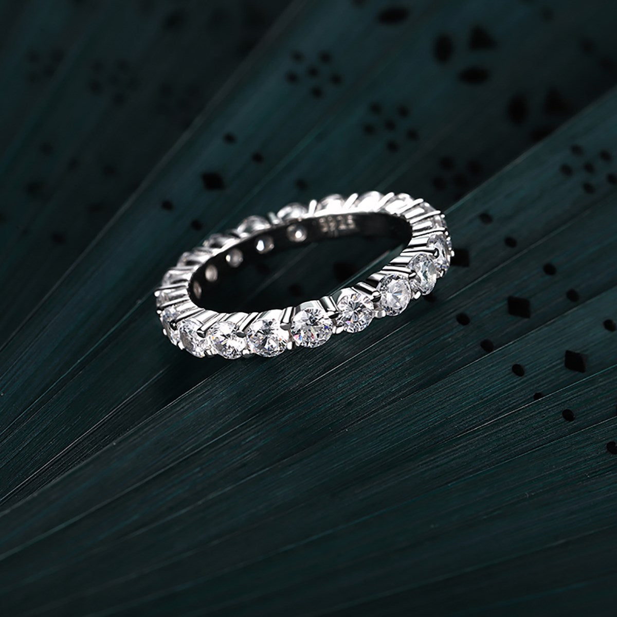 Sterling Silver ‘Cara’ Eternity Ring