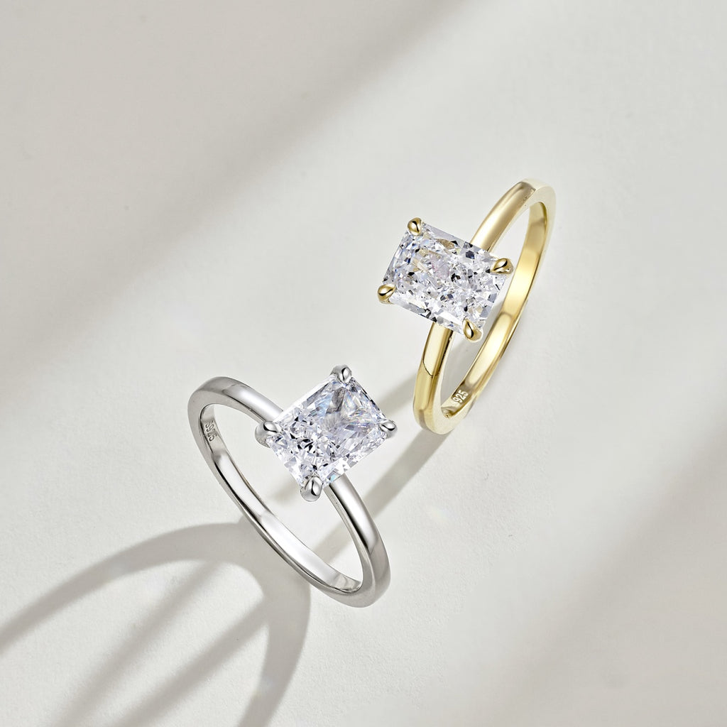 Sterling Silver 2.0ct ‘Monroe’ Solitaire Ring