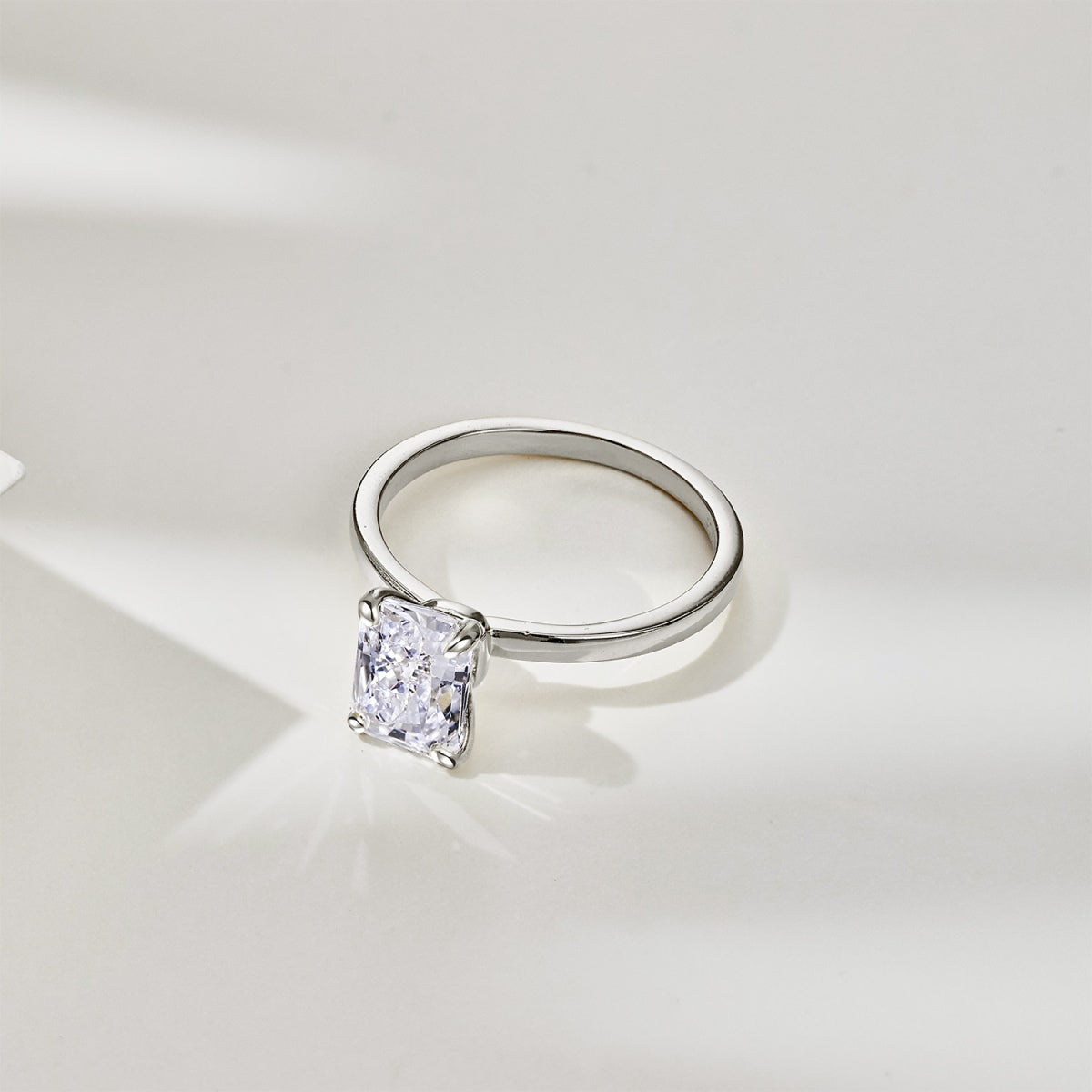 Sterling Silver 2.0ct ‘Monroe’ Solitaire Ring