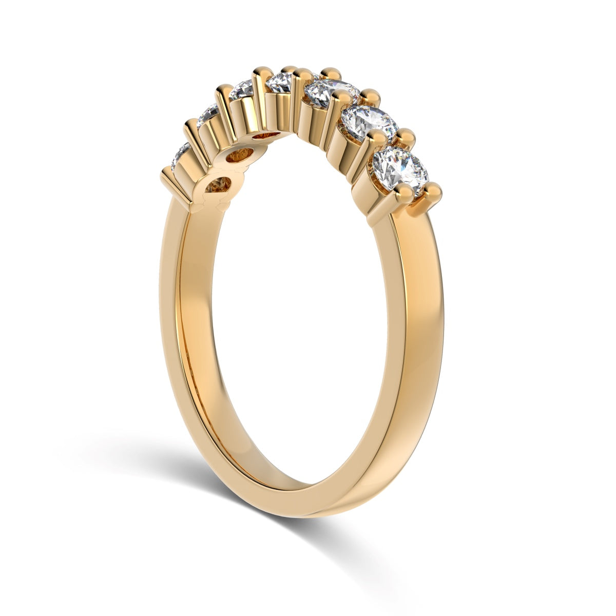 Champagne-Gold Stacker Ring