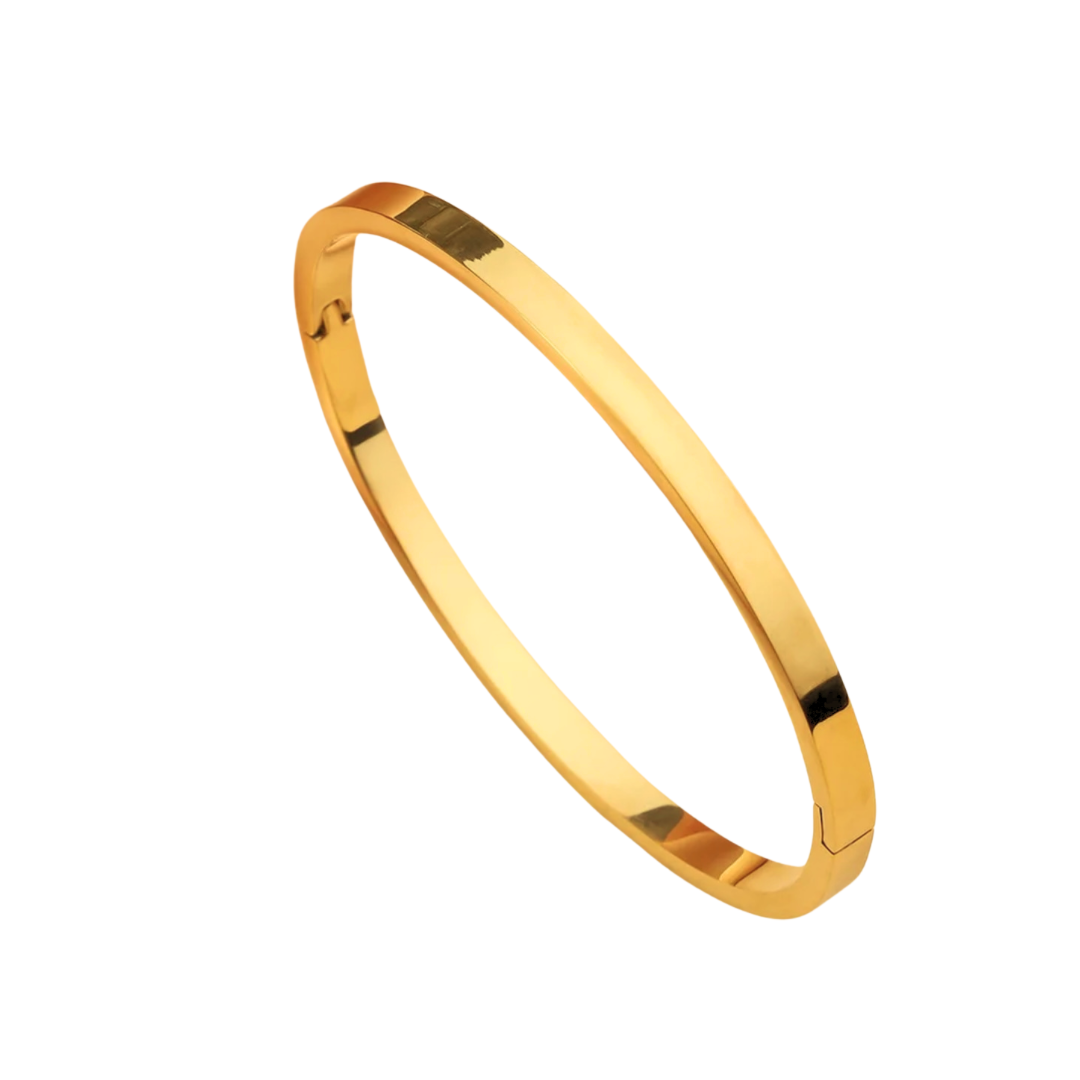Stainless Steel Solid Bangle