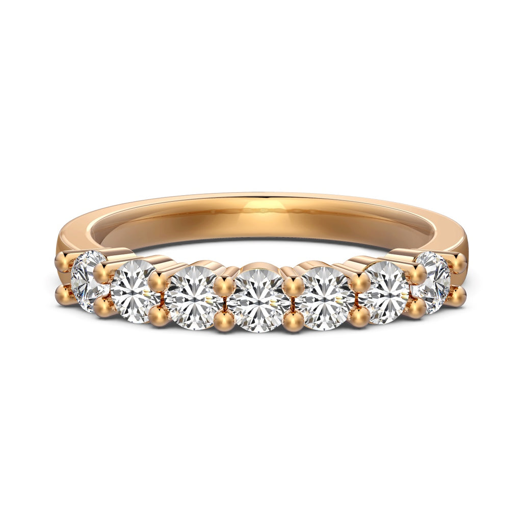 Champagne-Gold Stacker Ring