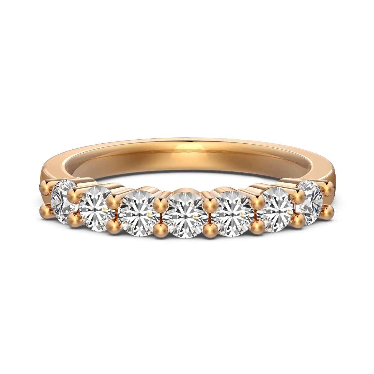 Champagne-Gold Stacker Ring