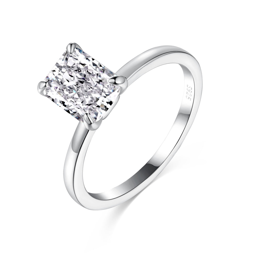 Sterling Silver 2.0ct ‘Monroe’ Solitaire Ring