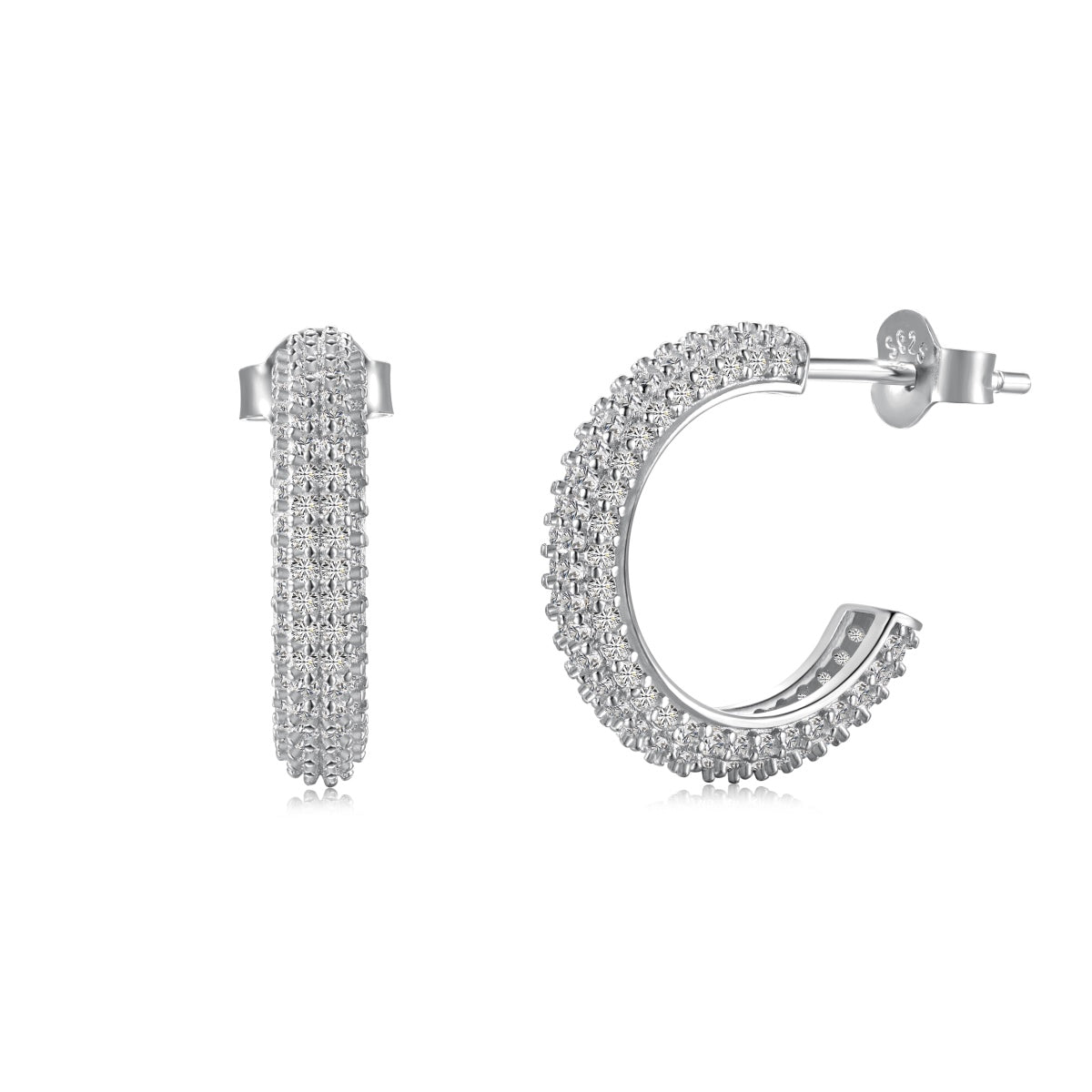 Sterling Silver ‘Nara’ Hoops