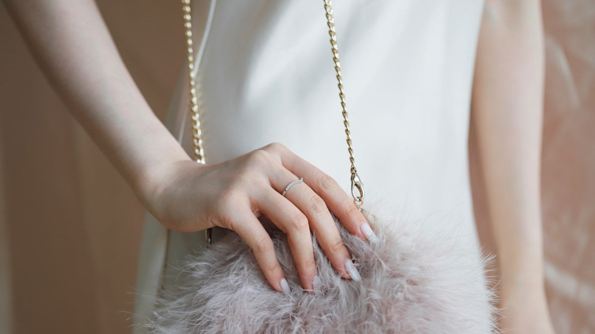 Sterling Silver ‘Luna’ Wishbone Ring