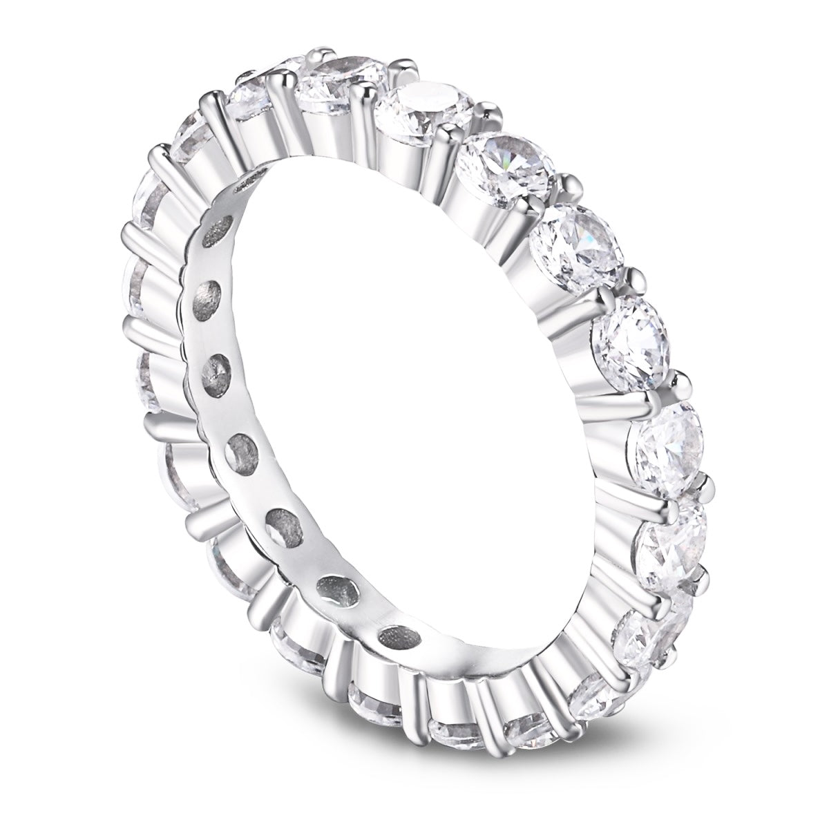 Sterling Silver ‘Cara’ Eternity Ring