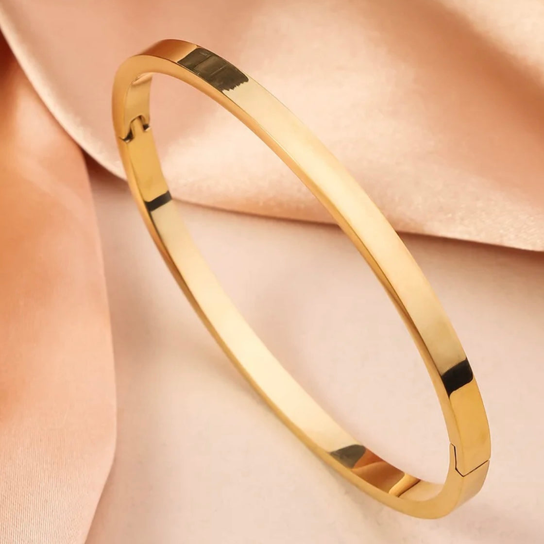 Stainless Steel Solid Bangle