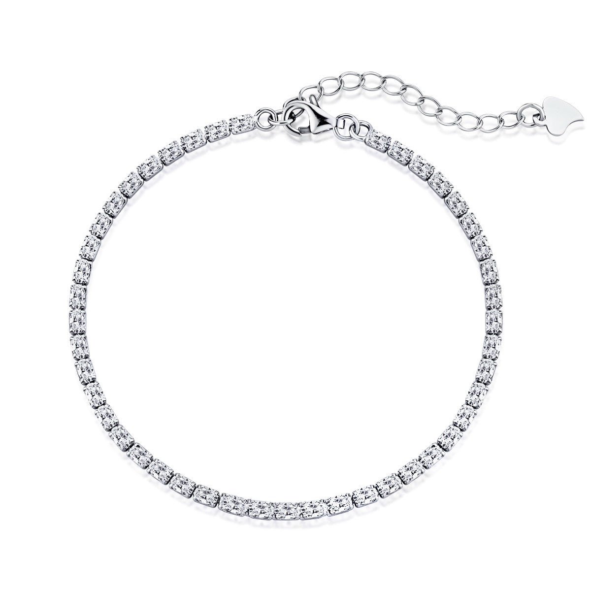 Sterling Silver 3mm Tennis Bracelet