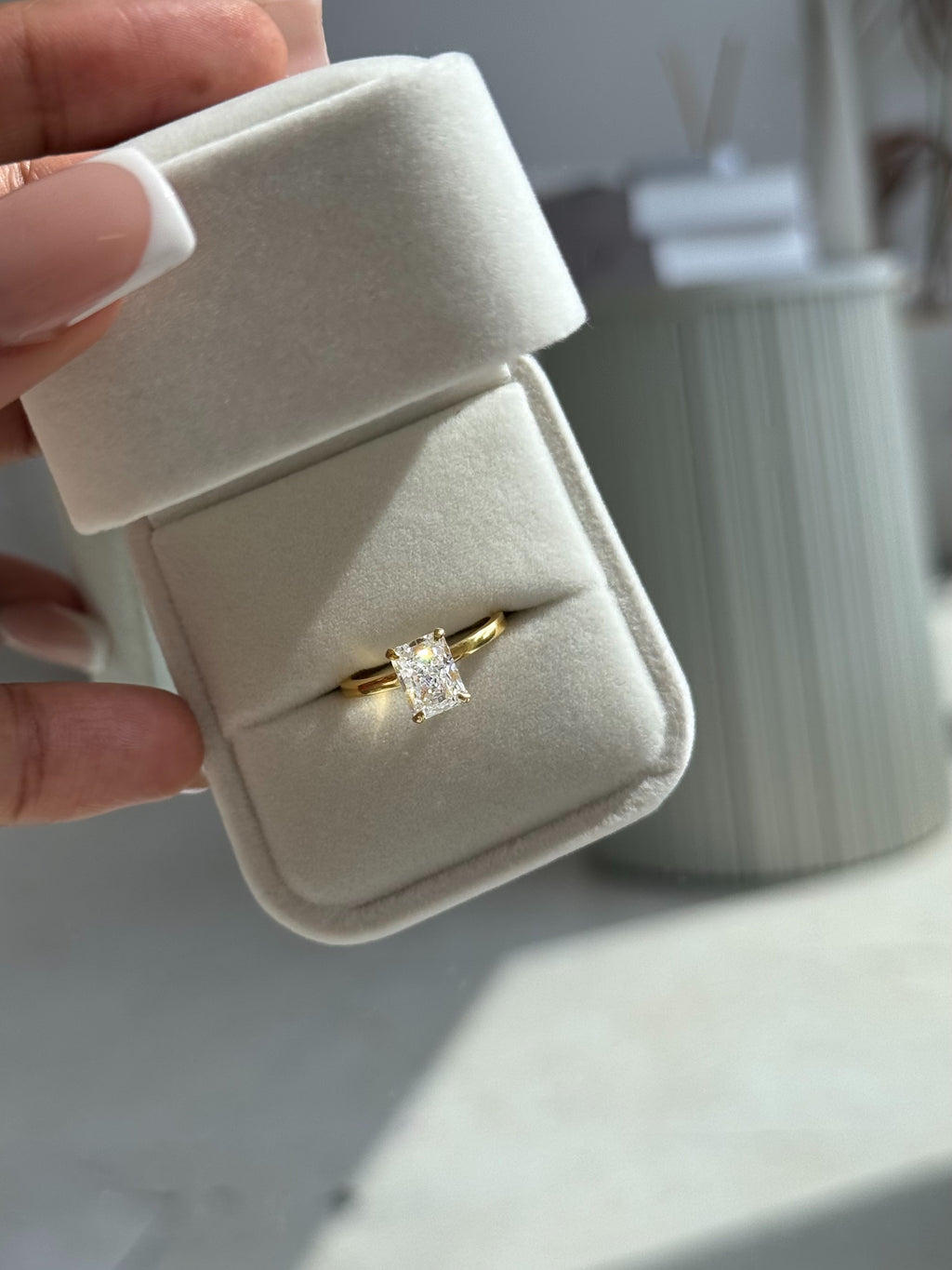 18k Gold Plated 2.0ct ‘Monroe’ Solitaire Ring