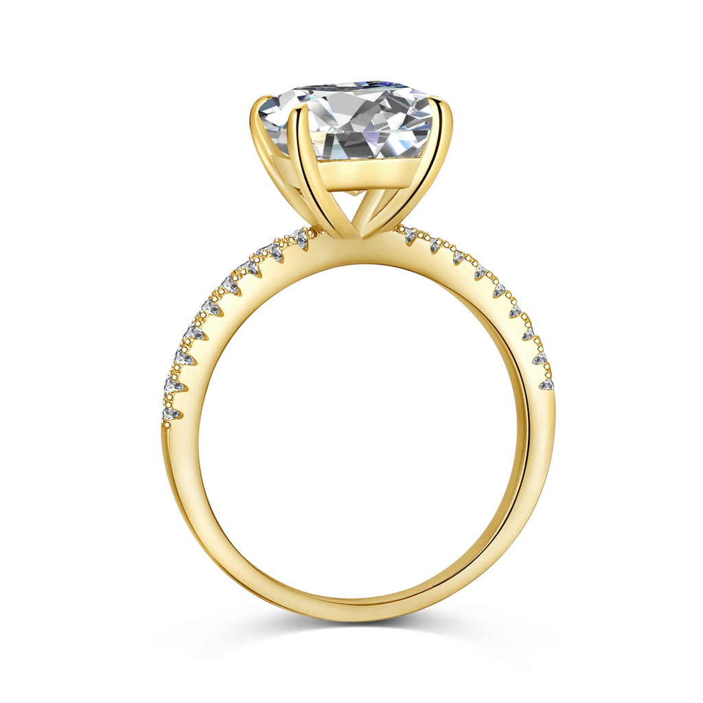 18k Gold Plated Princess Cut ‘Iris’ Ring (Limited Edition)